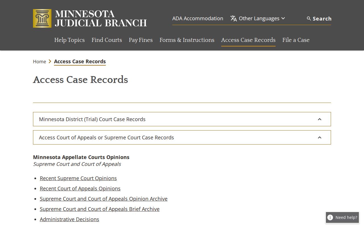 Stevens County criminal docket courthouse access guidance