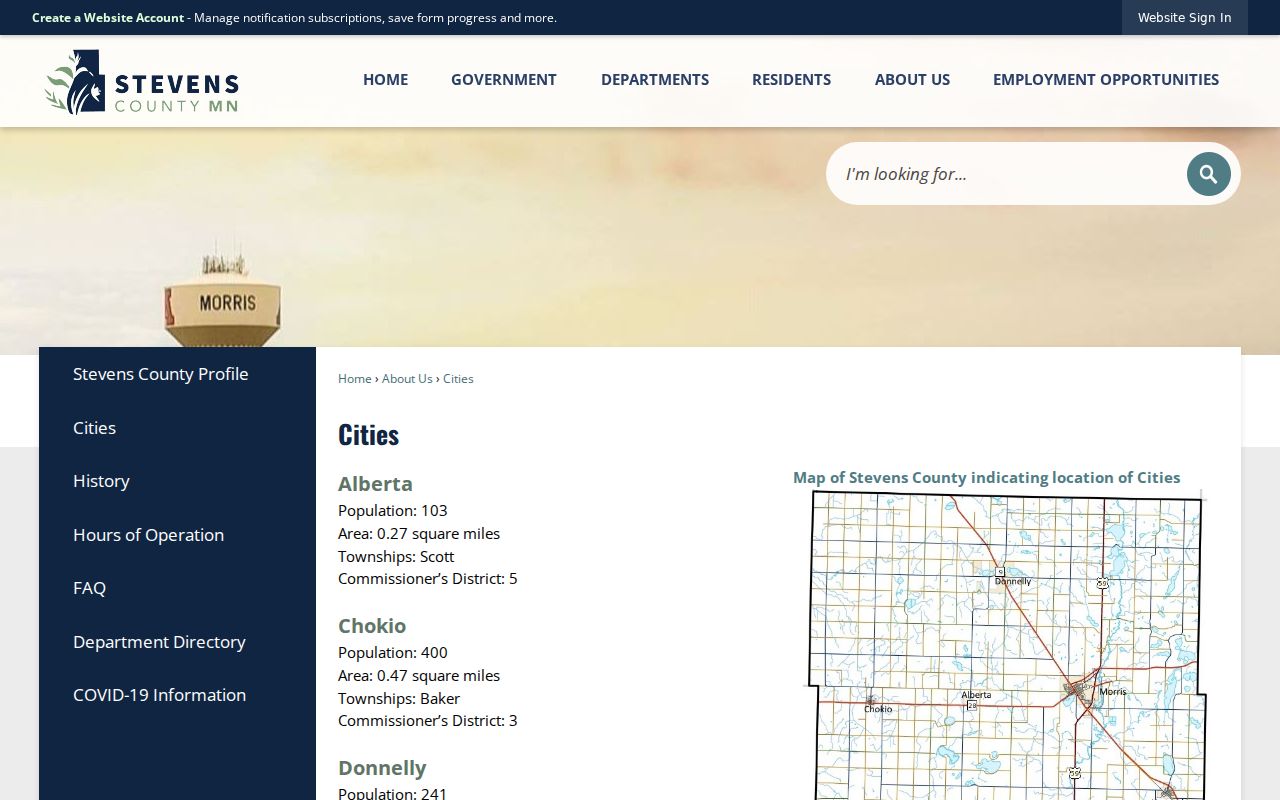 Stevens County traffic court records city routing information